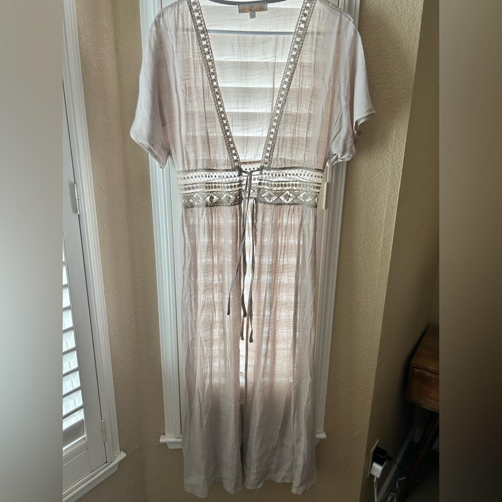 Long tie front coverup